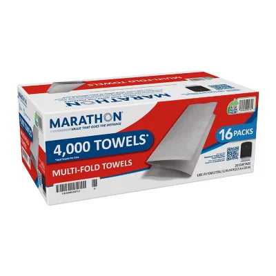 Marathon Multifold 1-Ply Paper Towels, 9.2