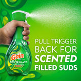 Gain Powerblast Dish Spray, Dish Soap, Original Scent, 1 Starter Kit Plus 1 Refill, 16.0 fl oz