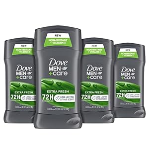 Dove Men+Care Antiperspirant Deodorant, Extra Fresh, 2.7 oz., 4 pk.