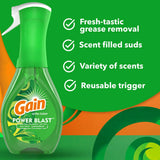 Gain Powerblast Dish Spray, Dish Soap, Original Scent, 1 Starter Kit Plus 1 Refill, 16.0 fl oz