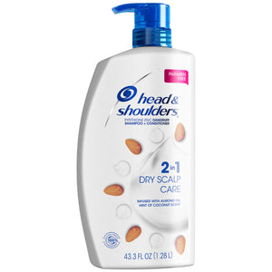 Head and Shoulders Dry Scalp Care Anti-Dandruff 2 in 1 Shampoo & Conditioner (43.3 fl. oz.)