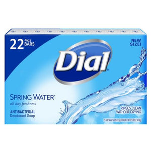 Dial Antibacterial Deodorant Soap, Spring Water (4.0 oz., 22 ct.)
